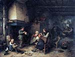 Peasants in an Interior
